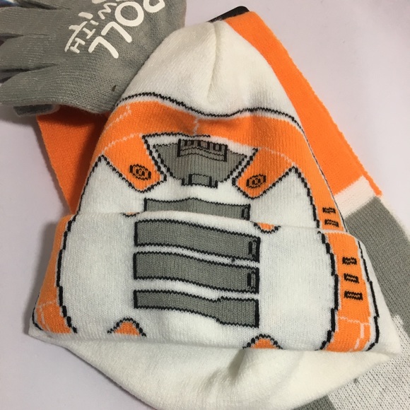 3-piece Set Scarf Beanie Gloves - Picture 4 of 5